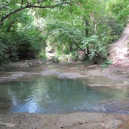 Restored Water Mill With Rockpools And Waterfall San Giustino