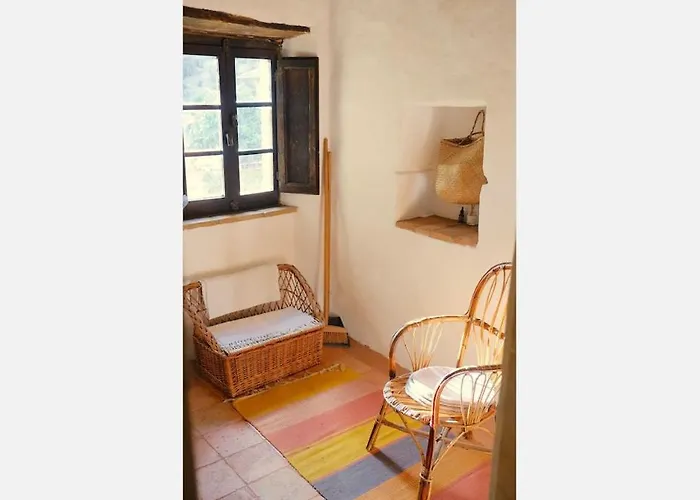 Restored Water Mill With Rockpools And Waterfall San Giustino